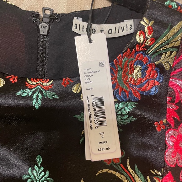 Alice and Olivia NWT shift dress, size 2 - Picture 2 of 2